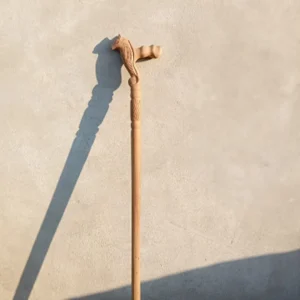 Wooden Lion Shape Stick